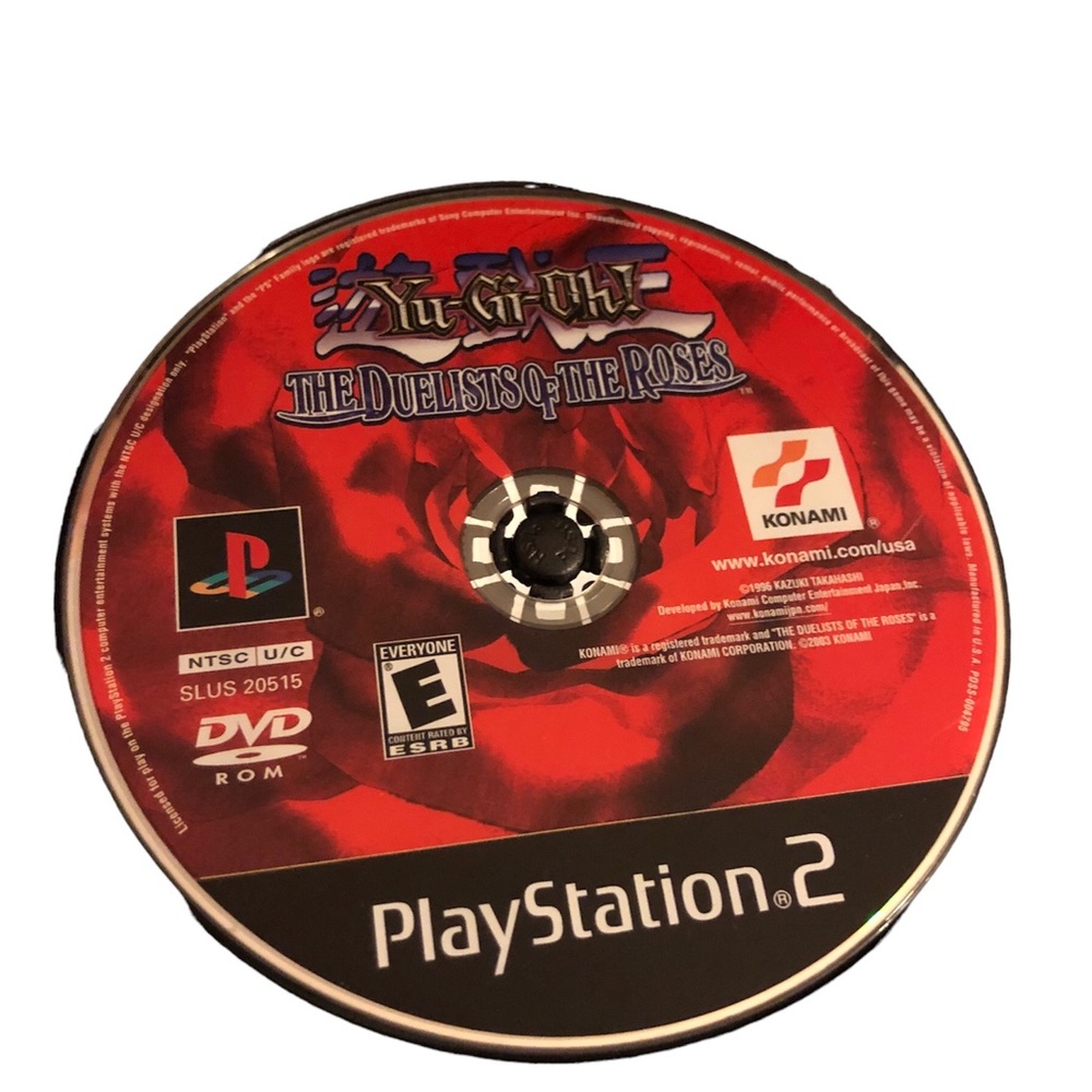 Yu-Gi-Oh The Duelists Of The Roses (Sony Playstation 2, 2005) Disc Only Tested